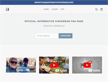 Tablet Screenshot of informativefisherman.com